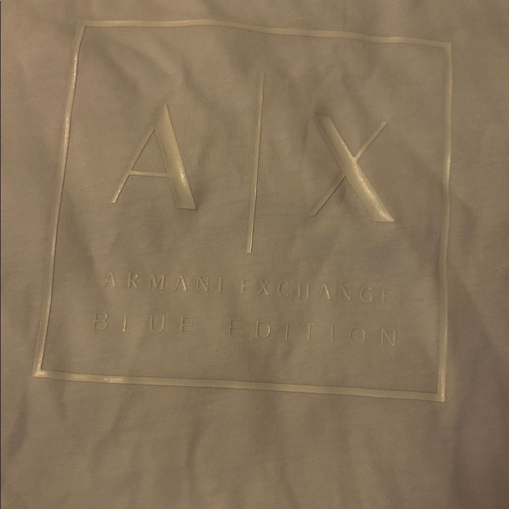 A/X Armani Exchange Blue Edition White Tee. With bag - Picture 2 of 5